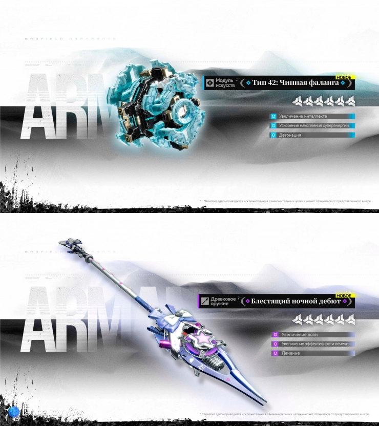 Сигнатурное оружие Премудрости и Лиино в Arknights: Endfield