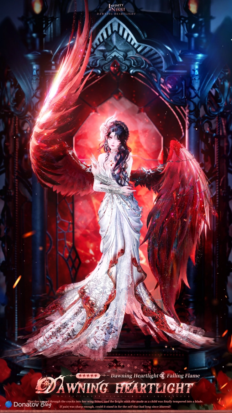 Dawning Heartlight: Falling Flame в Infinity Nikki