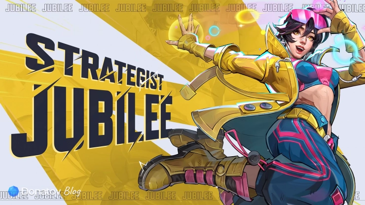 Персонаж Джубили из игры Marvel Rivals