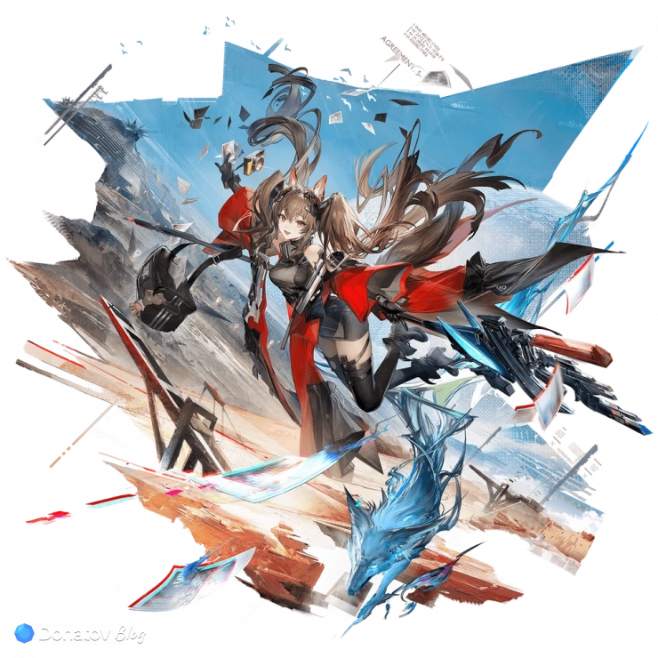 Сплэш-арт Гилберты из Arknights: Endfield