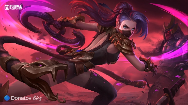 Официальный арт Ханаби из Mobile Legends: Bang Bang