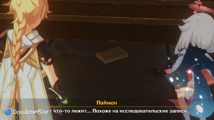 Дневник у лазарета в Genshin Impact