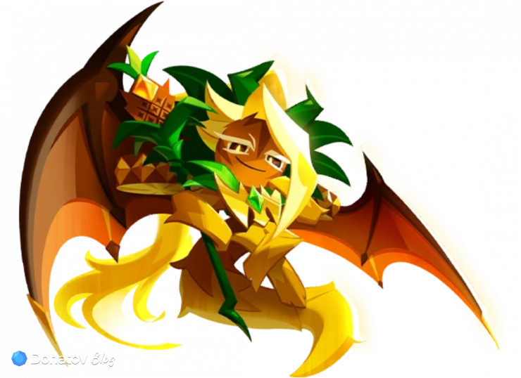 Ananas Dragon Cookie из Cookie Run: Kingdom
