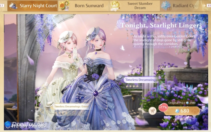 Наряд Timeless Dreamwings в Infinity Nikki