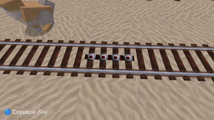 Активирующие рельсы в Minecraft