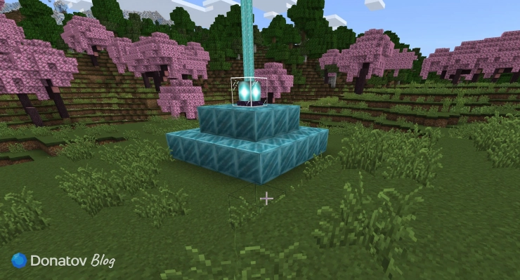 Пирамида 2 уровня в Minecraft