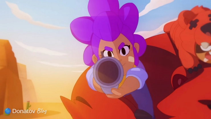 Шелли из Brawl Stars