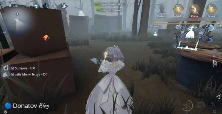 Bloody Queen против станнера в Identity V