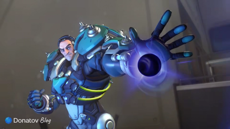 Персонаж Сигма из игры Overwatch
