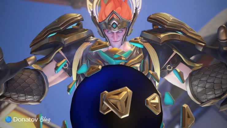 Сигма в Overwatch в костюме «Чиготянь»