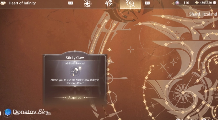 Слот Sticky Claw в Сердце Бесконечности