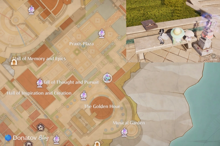 Near Praxis Plaza игры Shroomsera Bootcamp в Infinity Nikki
