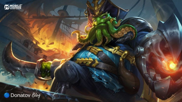 Официальный арт Бэйна из Mobile Legends: Bang Bang