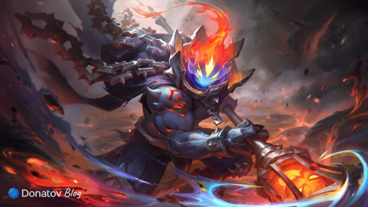 Образ «Джакс из Магматического зала» (престижный) в League of Legends