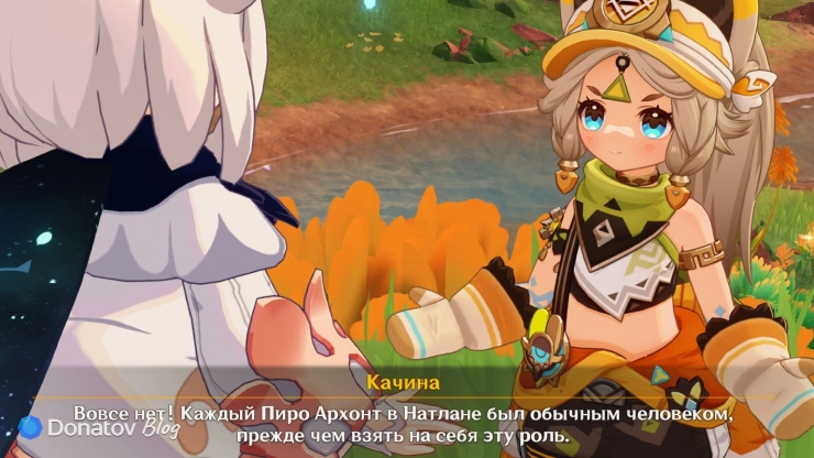 Качина о Пиро Архонте в Genshin Impact