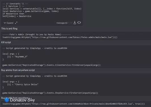 Примеры кода Luau на Developer Forum