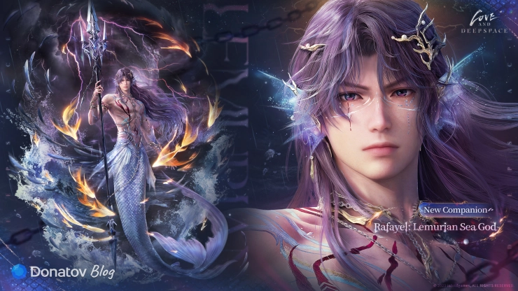 Компаньон Рафаэль Lemurian Sea God в Love and Deepspace