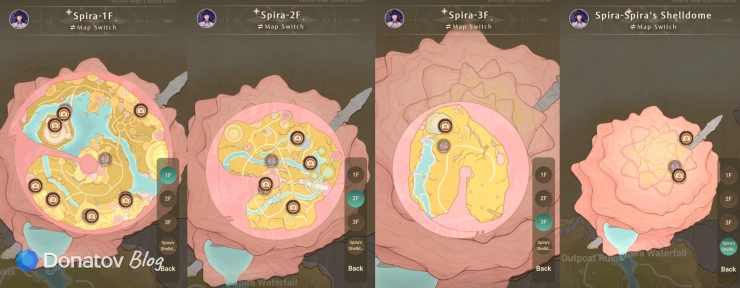Все локации Spira для получения Wind & Sand Watch в Infinity Nikki