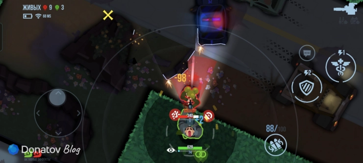 Геймплей «Королевской битвы» в Bullet Echo