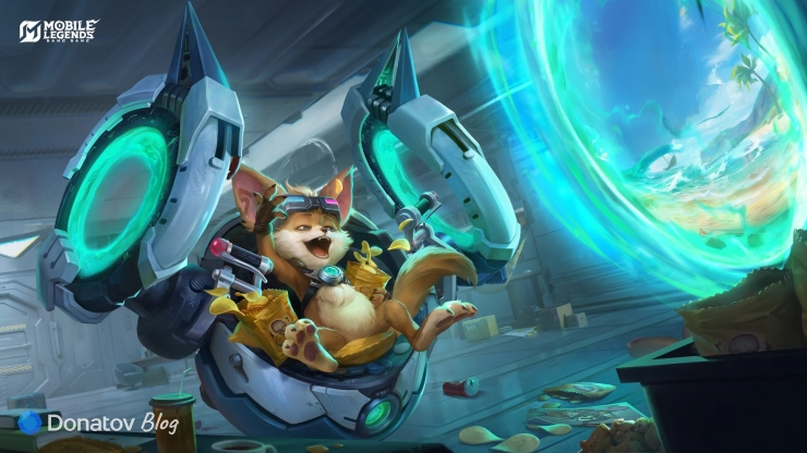 Чип из Mobile Legends: Bang Bang создаёт портал