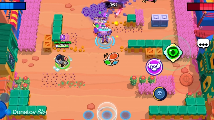 Булл в Захвате кристаллов в Brawl Stars