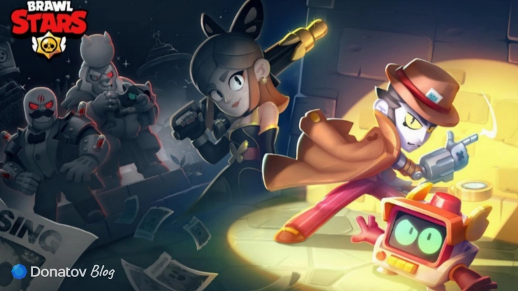Булл на арте загрузочного экрана в Brawl Stars