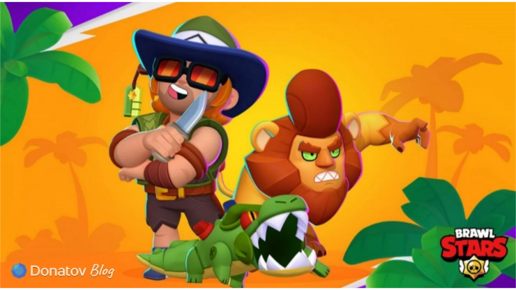 Булл и Бастер в скинах в Brawl Stars