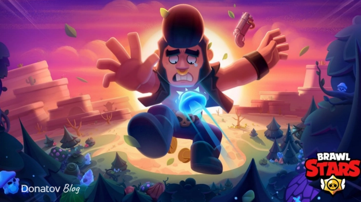 Булл из Brawl Stars на арте