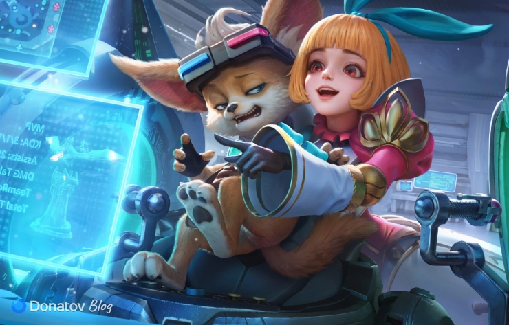 Арт Чипа и Ангелы из Mobile Legends: Bang Bang