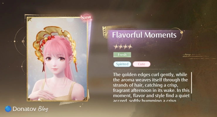 Чепчик Flavorful Moments за активацию промокода сотрудничества Infinity Nikki x Pizza Hut