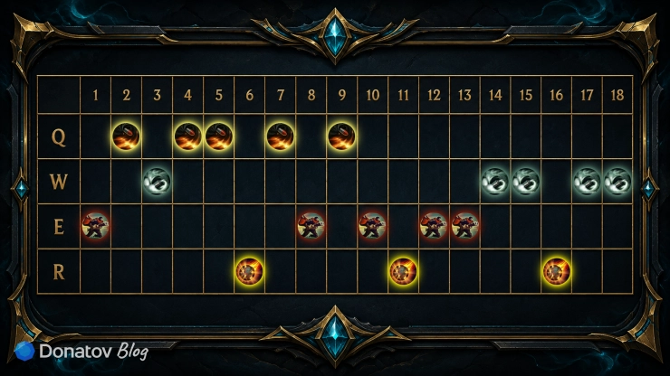 Прокачка навыков Грейвза в League of Legends