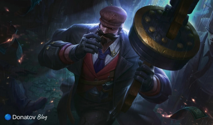 Образ «Грейвз» из Преступного города в League of Legends