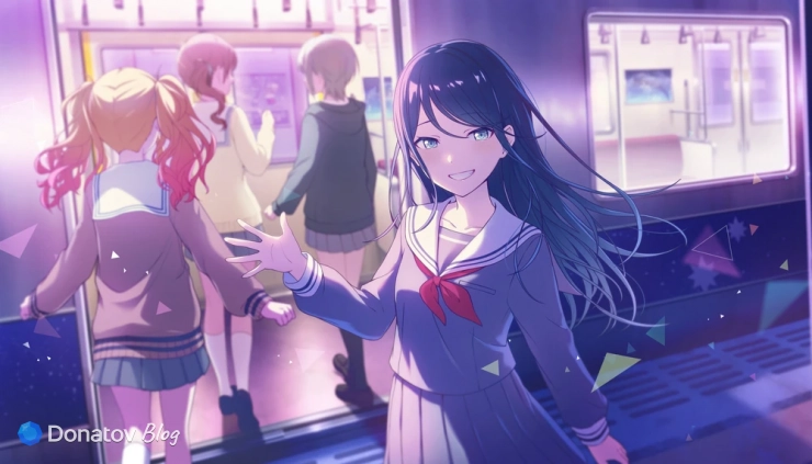 4★ карточка Хошино Ичики — Our Route Ahead из игры Hatsune Miku: Colorful Stage!