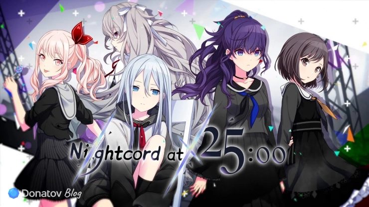 Представление группы Nightcord at 25:00 в Hatsune Miku: Colorful Stage!