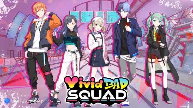 Представление группы Vivid BAD SQUAD в Hatsune Miku: Colorful Stage!