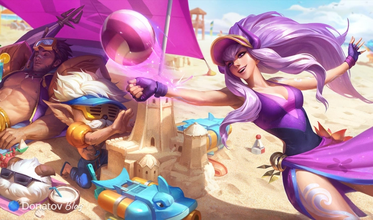 Образ «Тусовая Синдра» в League of Legends