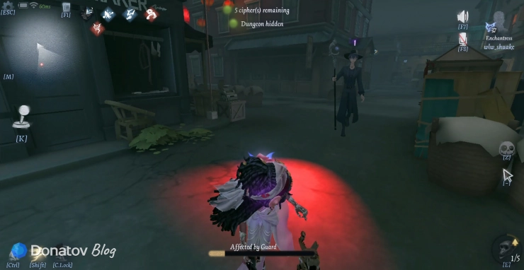 Чародейка против Отшельника в Identity V