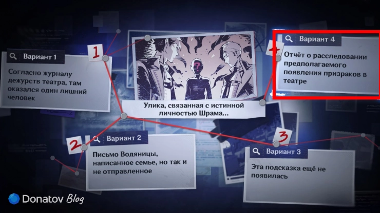 Улика, связанная с личностью Шрама в Genshin Impact