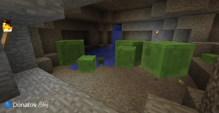 Слизни в Minecraft