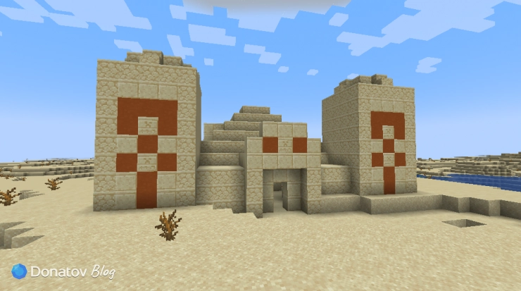 Храм в пустыне в Minecraft