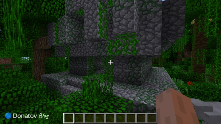 Храм в джунглях в Minecraft