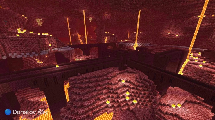 Крепость Незера в Minecraft