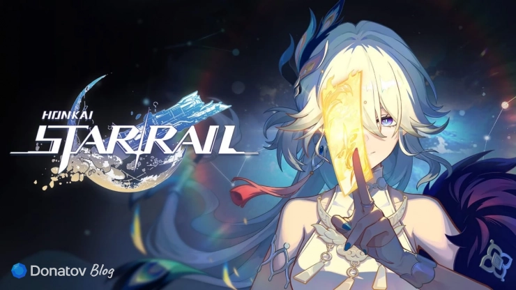 Официальный арт с персонажем Honkai: Star Rail