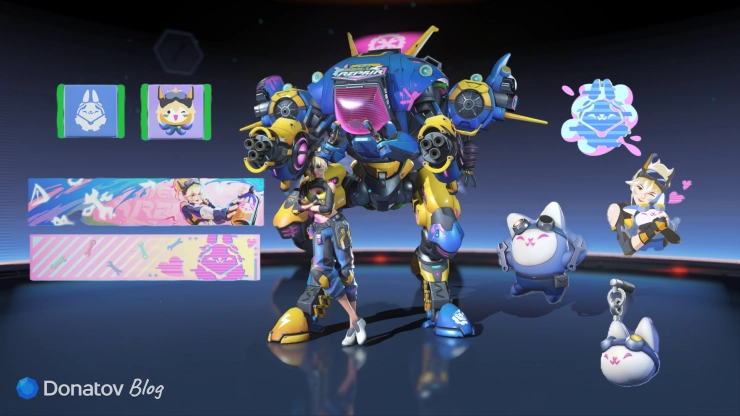 Набор косметики Дивы в 4 сезоне Overwatch