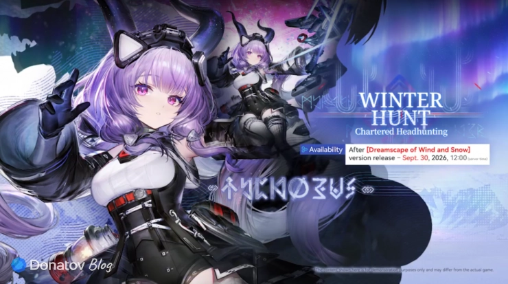 Баннер Тифеи в первой половине 1.5 Arknights: Endfield