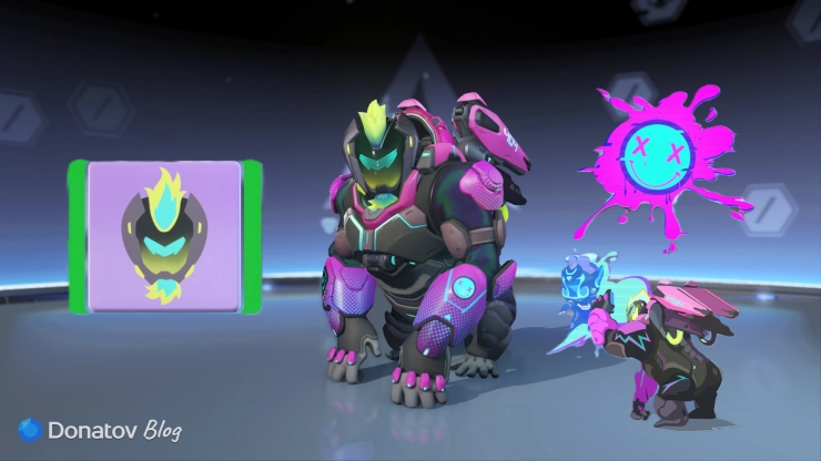 Набор косметики Уинстона в 4 сезоне Overwatch