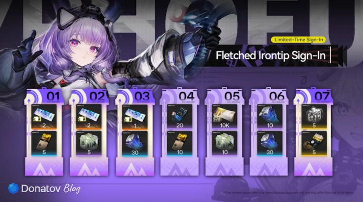 Награды за вход в 1.5 Arknights: Endfield (2)