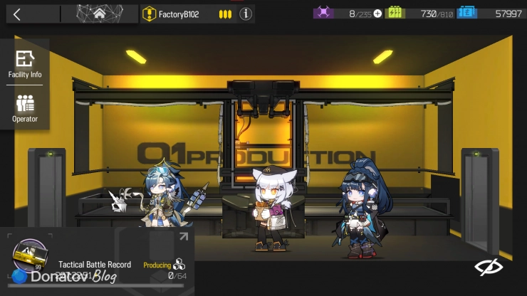 Фабрика опыта в Arknights