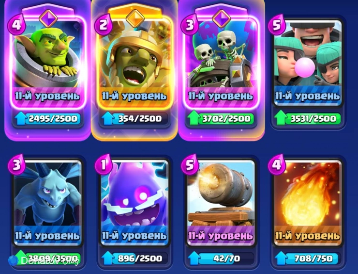Колода Mortar Bait в Clash Royale