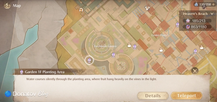 Где начать проходить квест Everbloom Mystery в Infinity Nikki